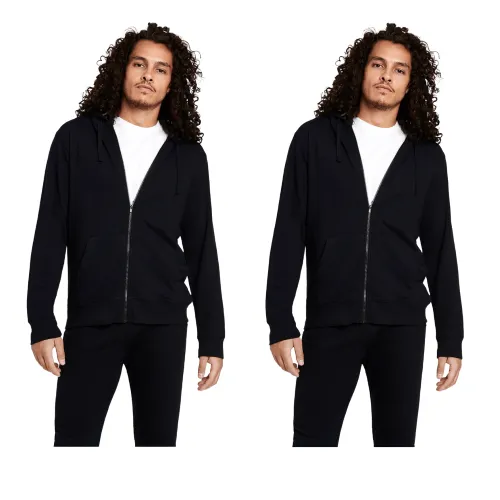 2 x Mens/Womens Bonds Essential/Fleece Zip Hoodies