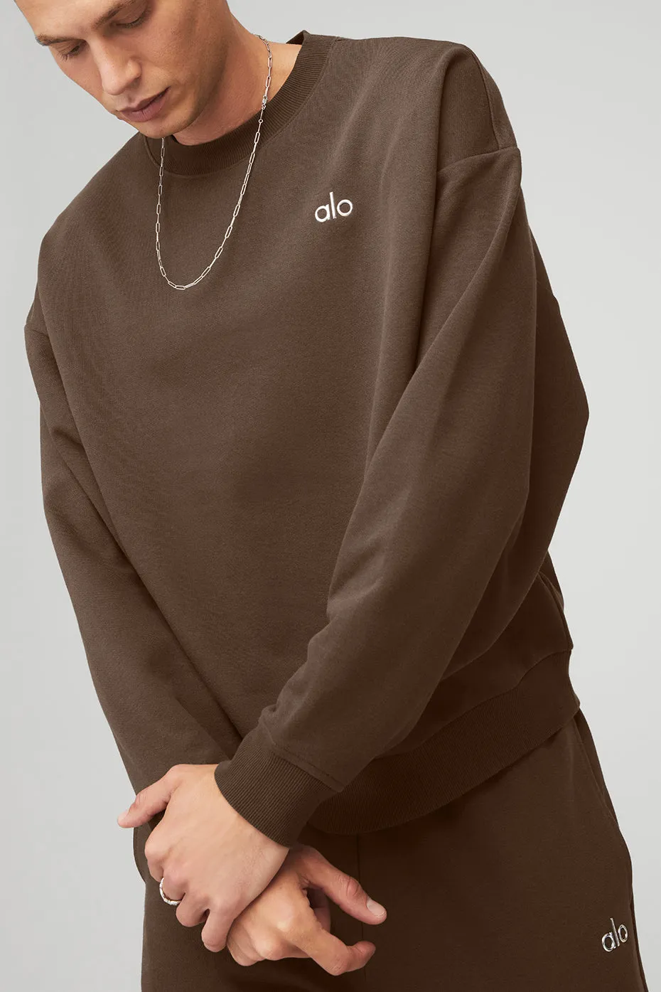 Accolade Crew Neck Pullover - Espresso