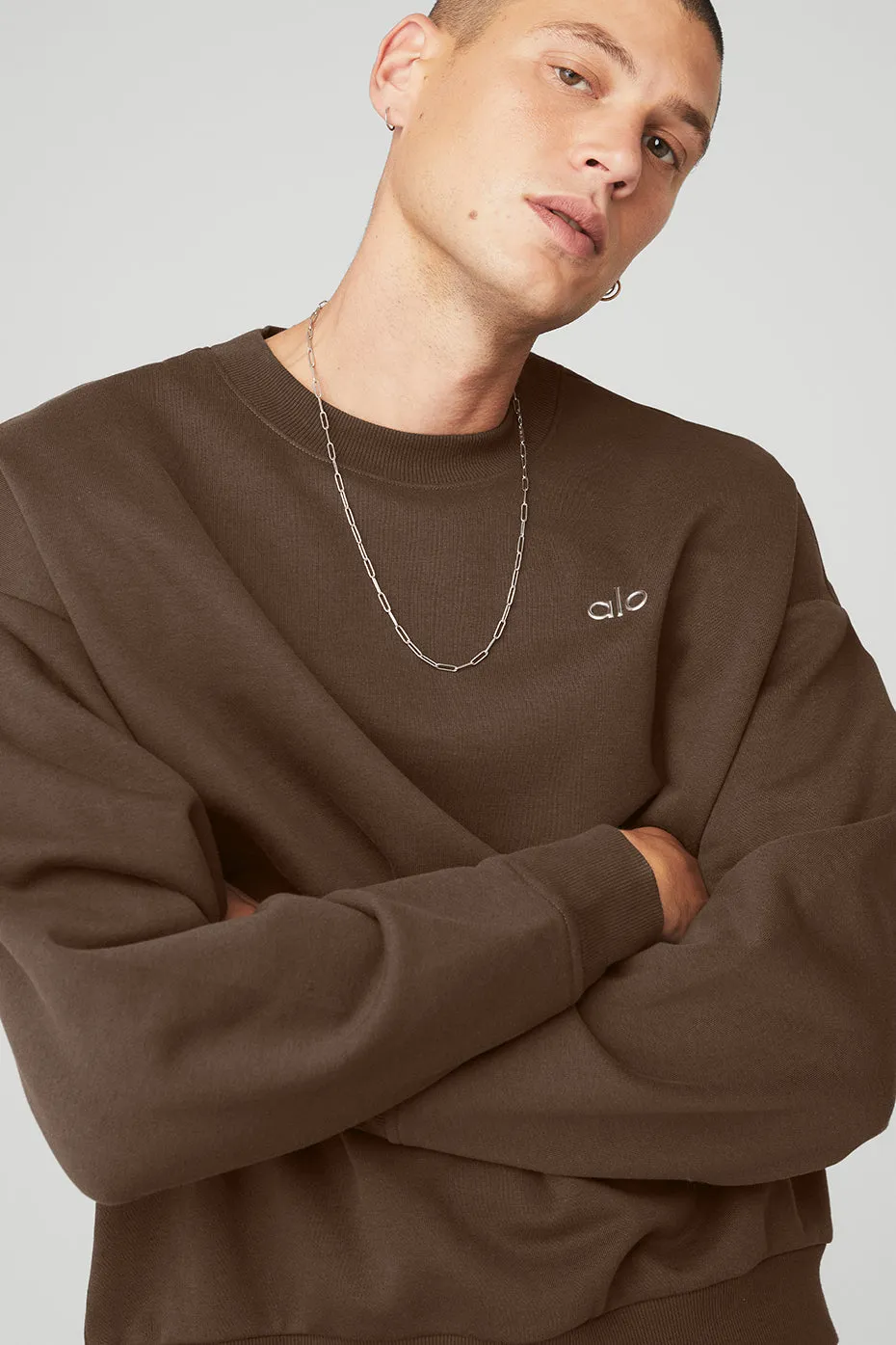 Accolade Crew Neck Pullover - Espresso