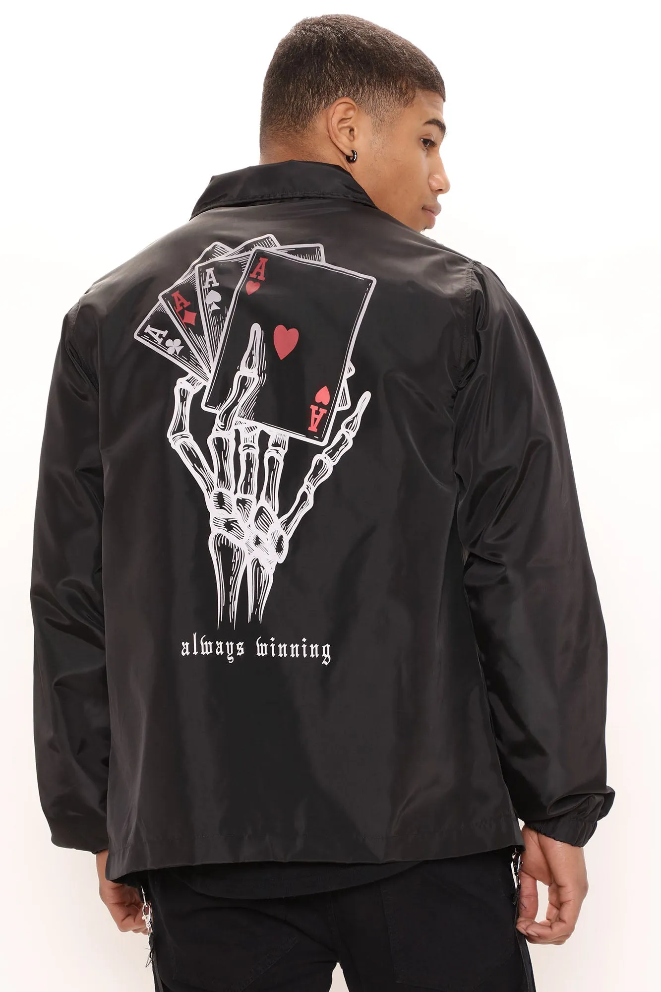 Always Winning Coach Jacket - Black