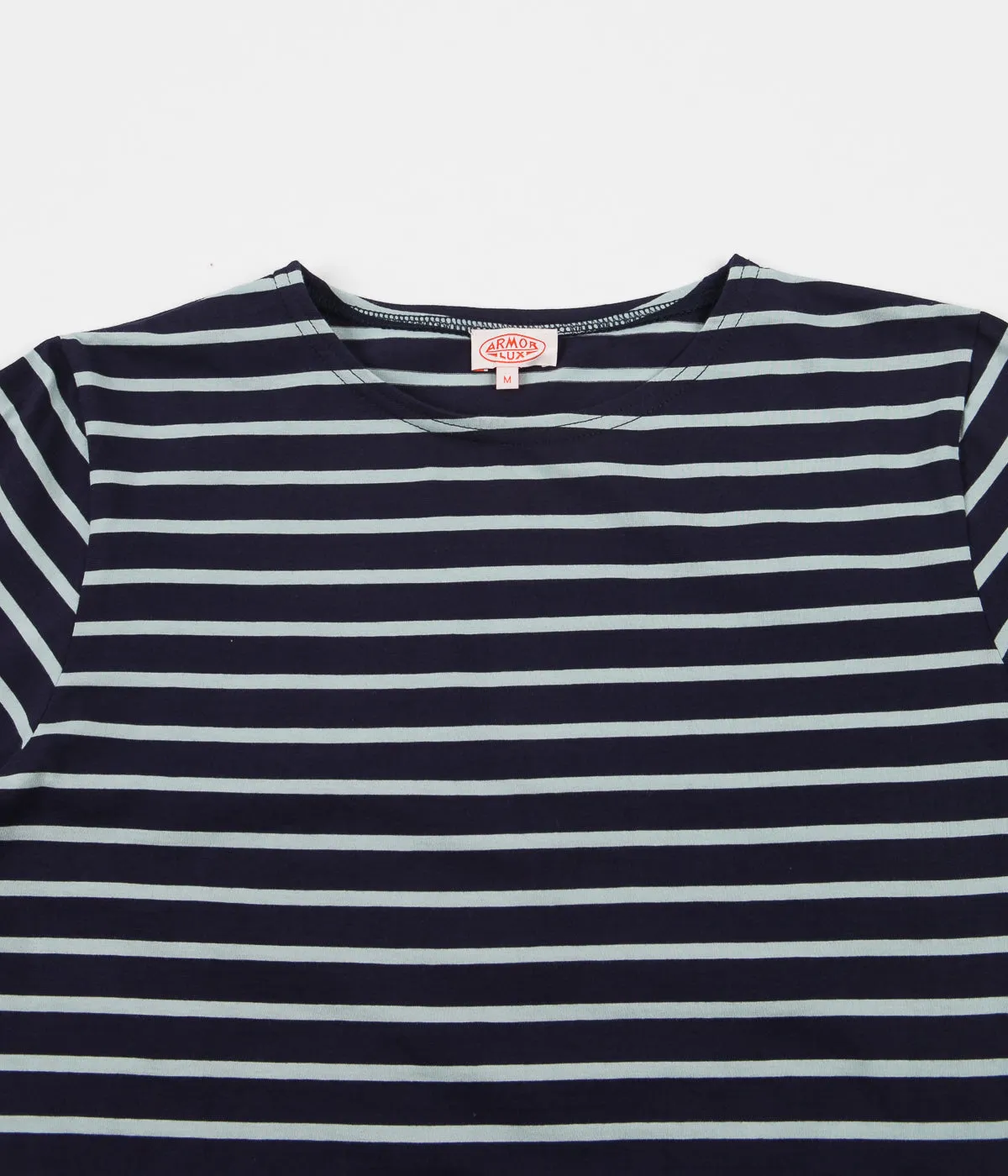 Armor Lux Breton Long Sleeve T-Shirt - Navy / Porpoise