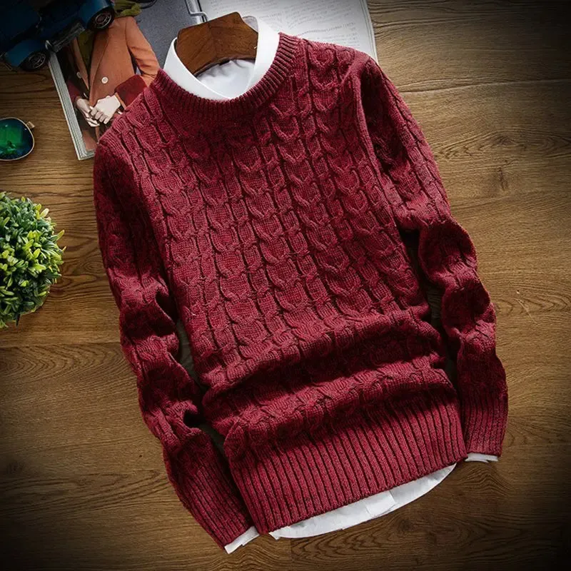 Autumn and winter turtleneck slimfit sweater