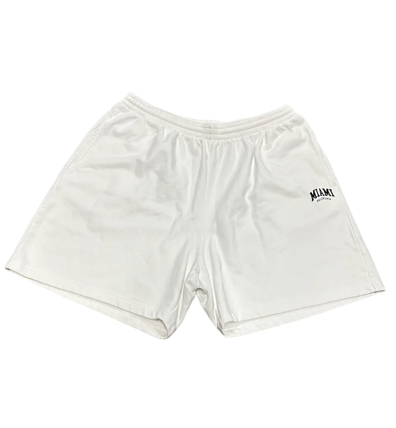 Balenciaga 'Miami' White Cotton Shorts