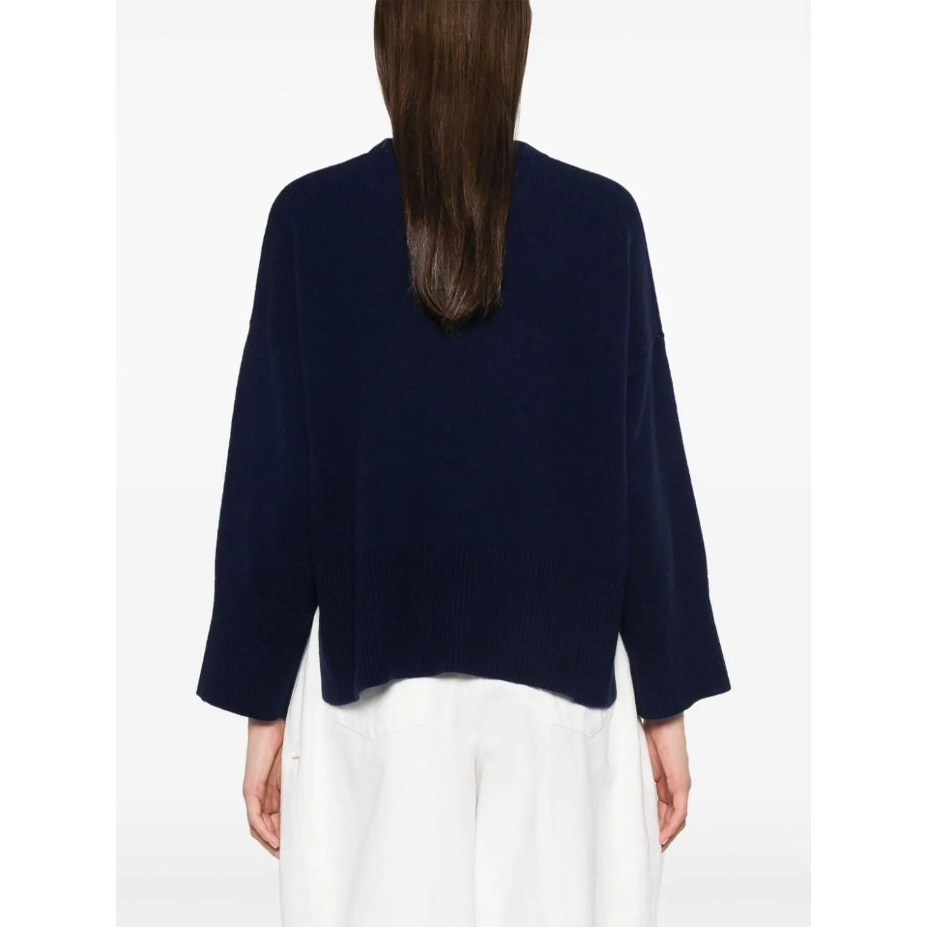 BEYOU cashmere fine knit Sweaters Blue