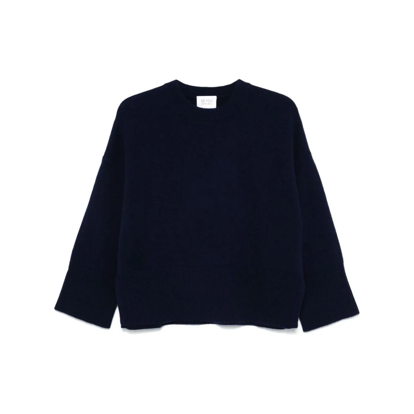 BEYOU cashmere fine knit Sweaters Blue