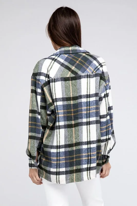 BiBi Textured Shirts With Big Checkered Point