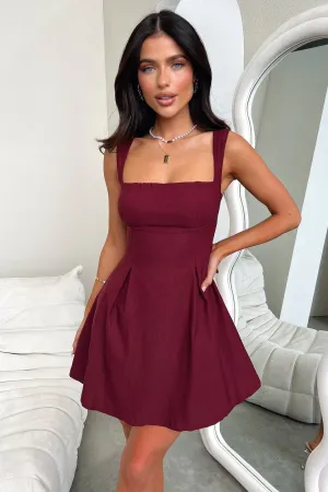 Bransley Dress - Burgundy