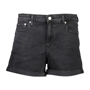 Calvin Klein Black Cotton Women Shorts