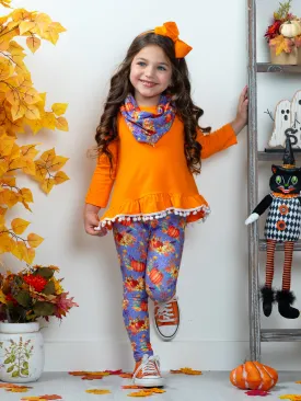 Carve Out Some Fun Tunic, Legging and Scarf Set