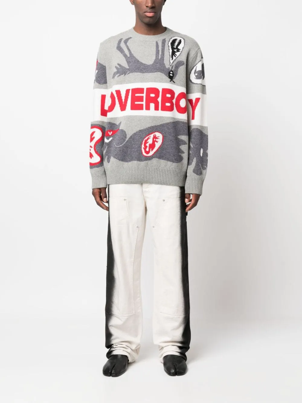 CHARLES JEFFREY LOVERBOY PRE Sweaters Grey