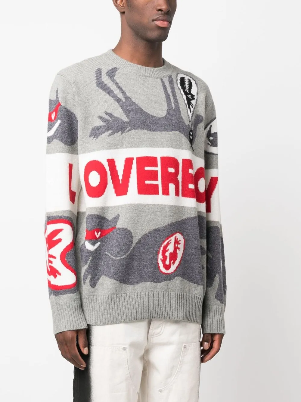 CHARLES JEFFREY LOVERBOY PRE Sweaters Grey