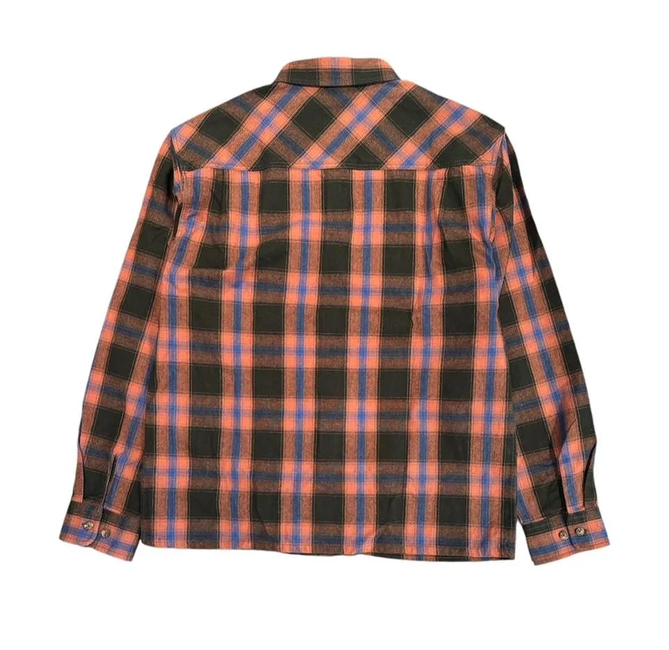 Coors x Brixton Colt Flannel - Black Brown