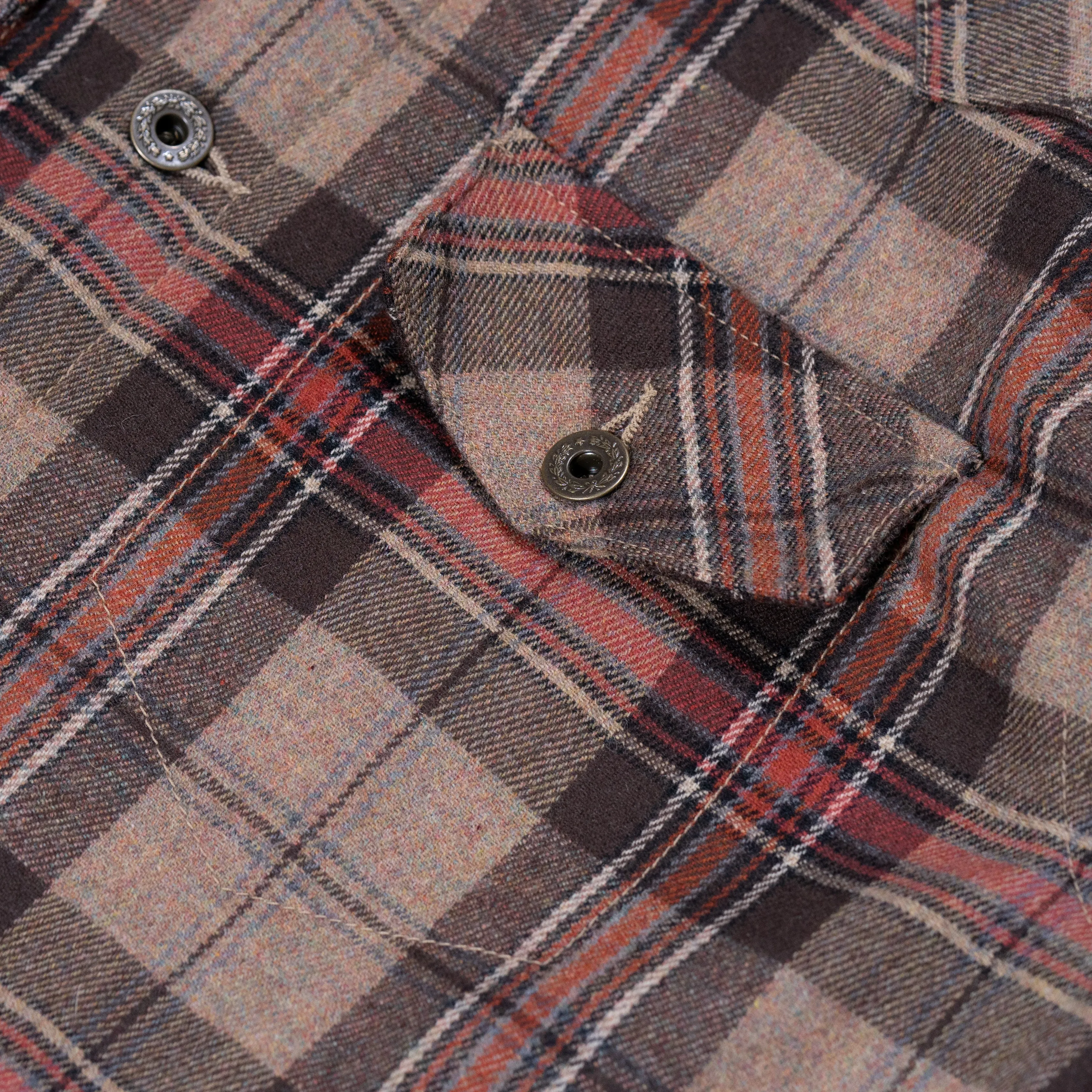 Deputy CPO Flannel Shirt Japanese Merino Wool