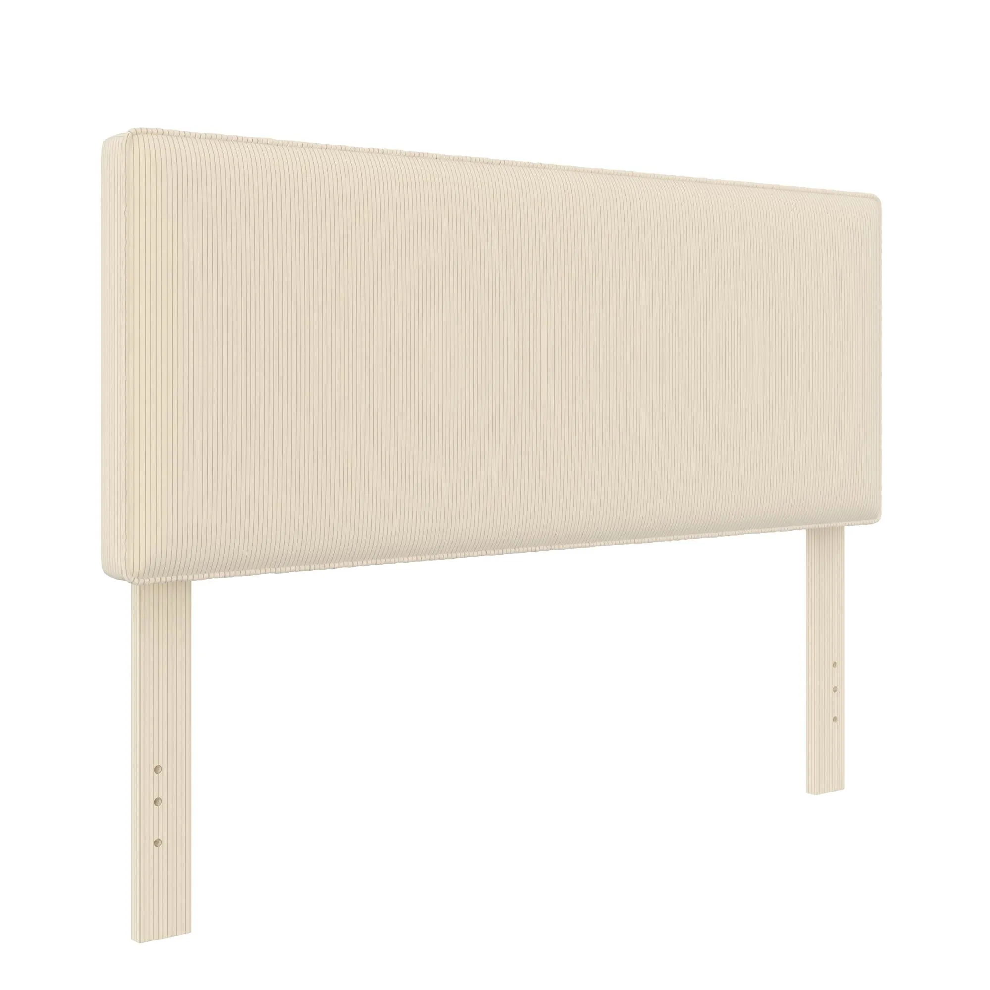 DHP Sloan Full/Queen Upholstered Headboard, Ivory Corduroy