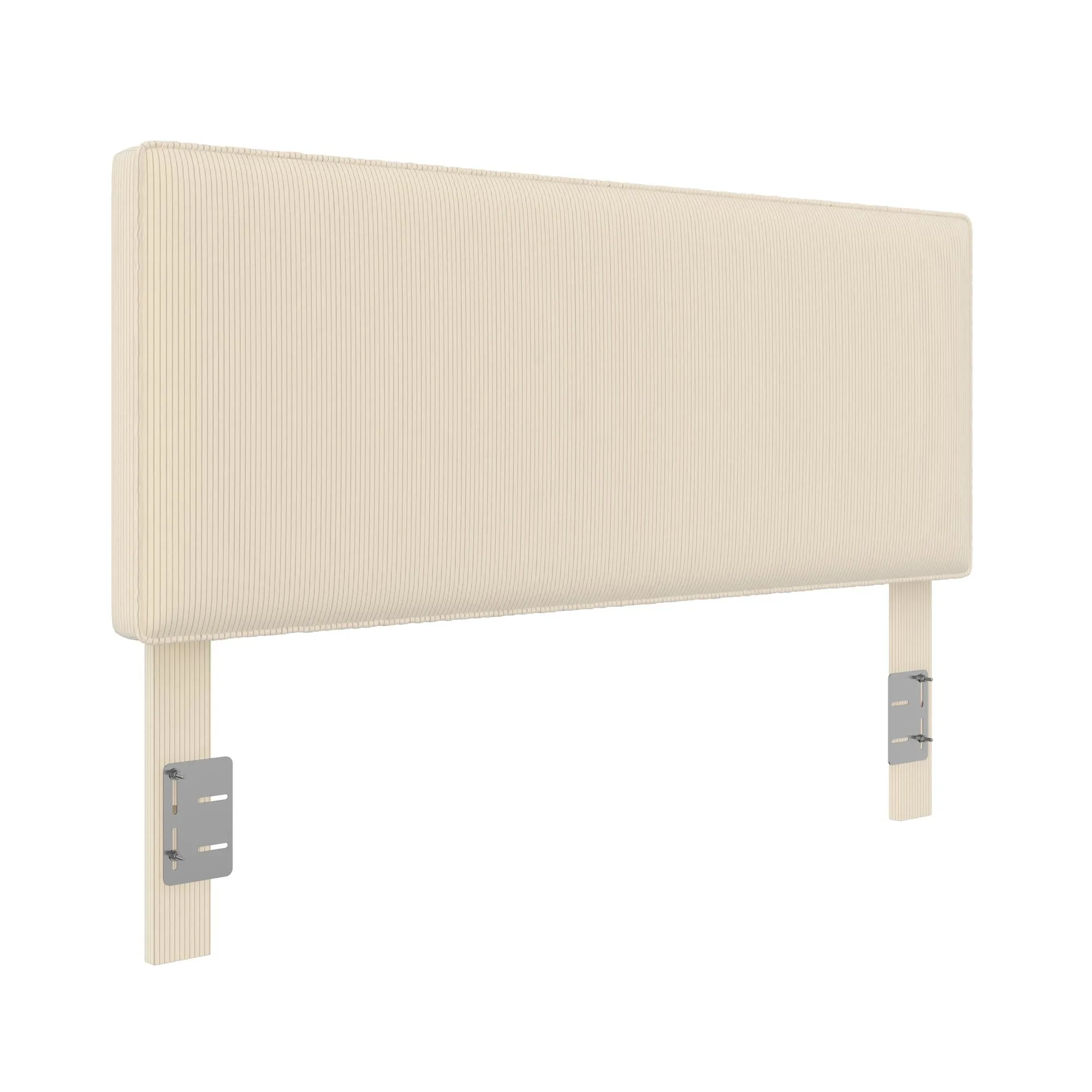 DHP Sloan Full/Queen Upholstered Headboard, Ivory Corduroy