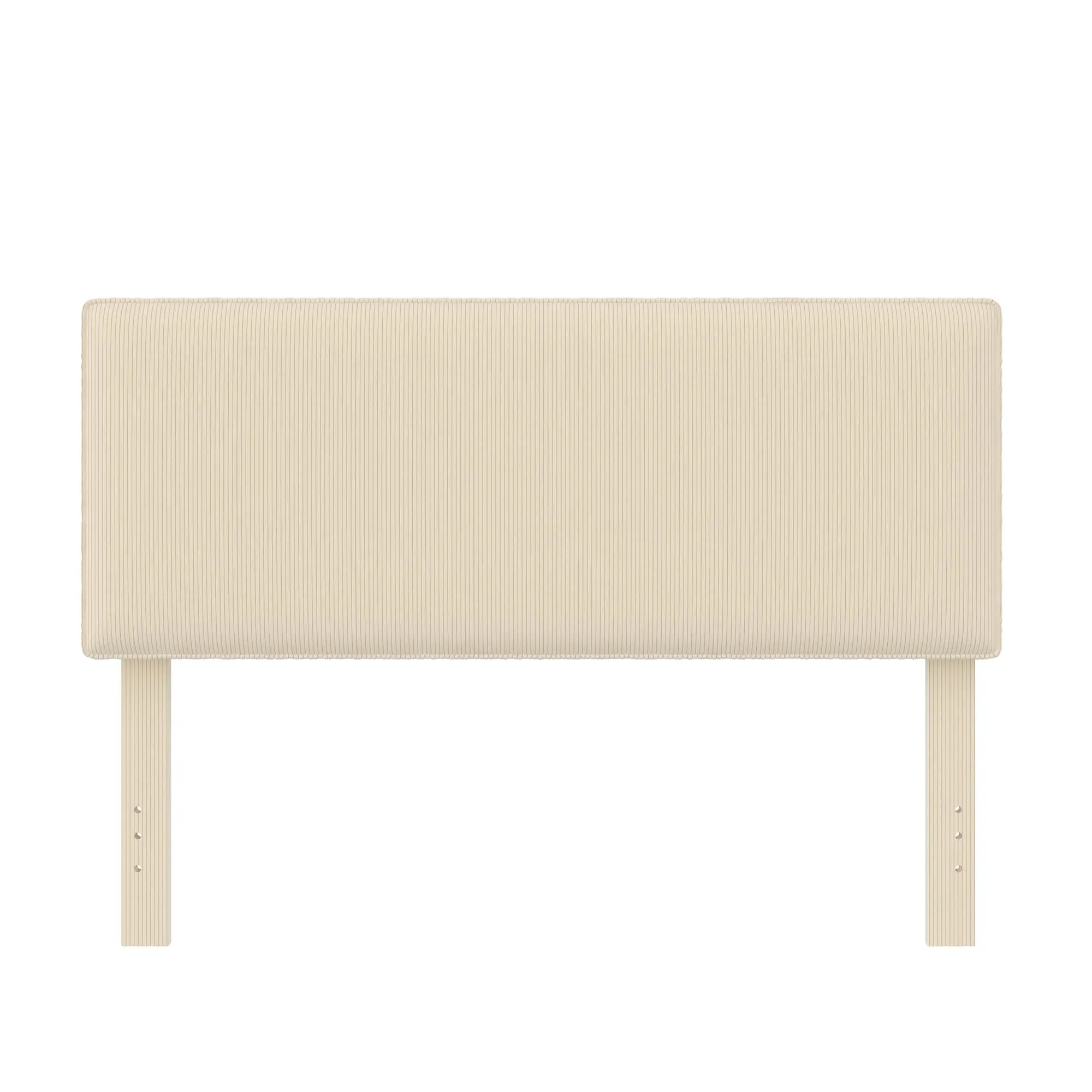 DHP Sloan Full/Queen Upholstered Headboard, Ivory Corduroy