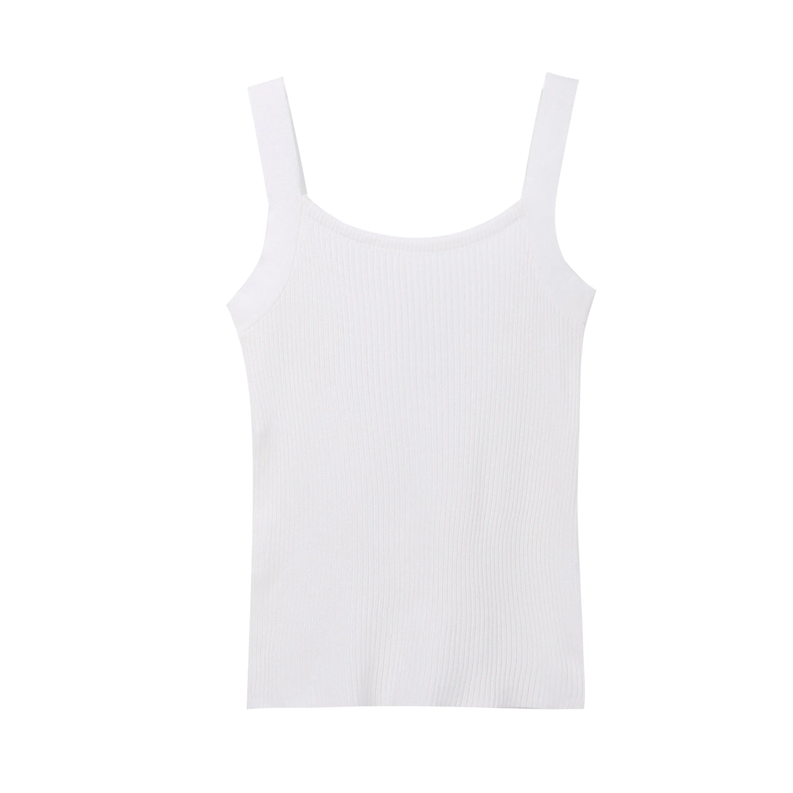 DressBetty - Plain Knitted Tank Tops