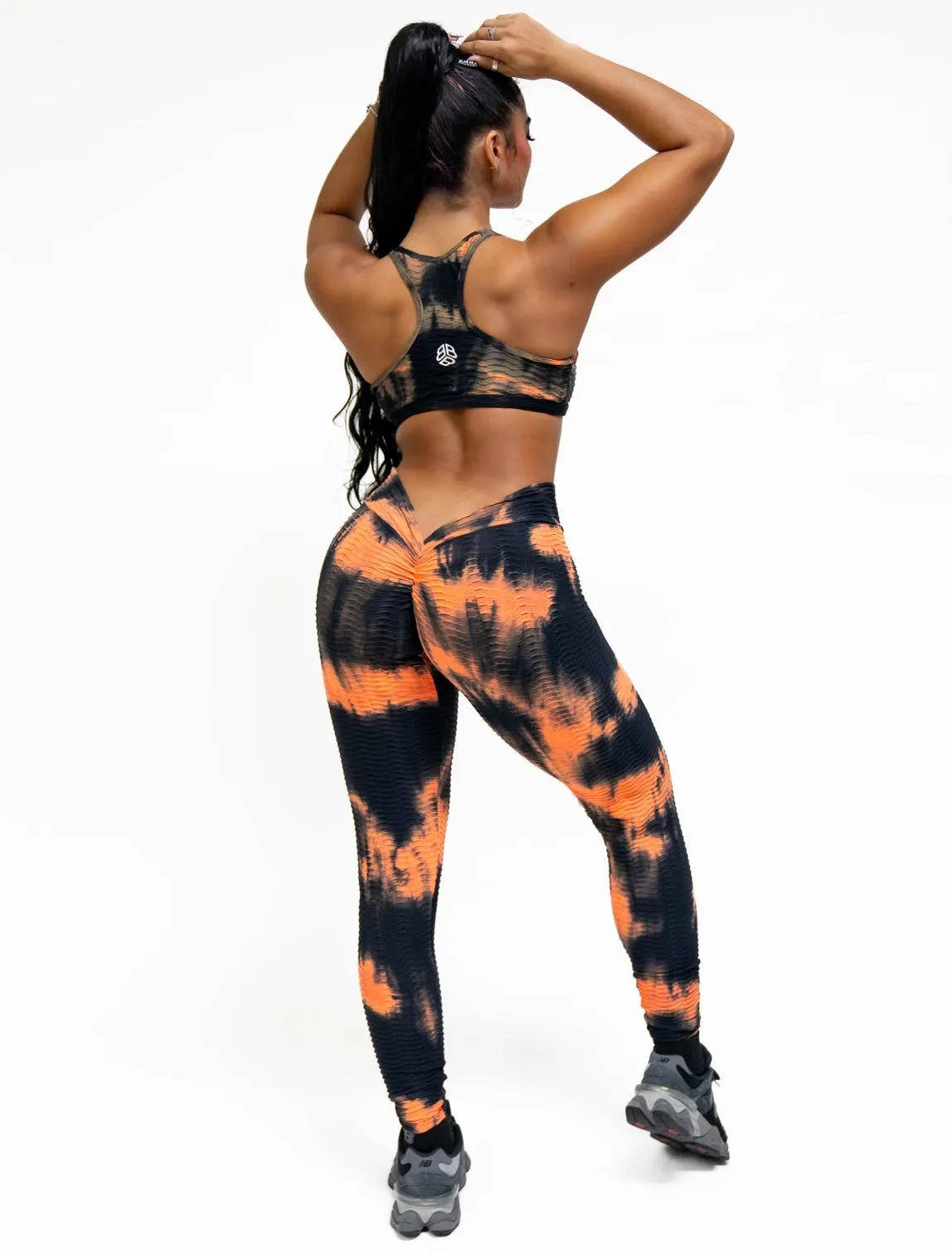 Falling For You Tie Dye Leggings (Scrunchy Supplex)