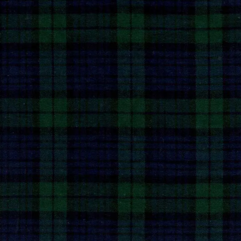 Flannel Fabric By The Yard - GMF4 - Blackwatch