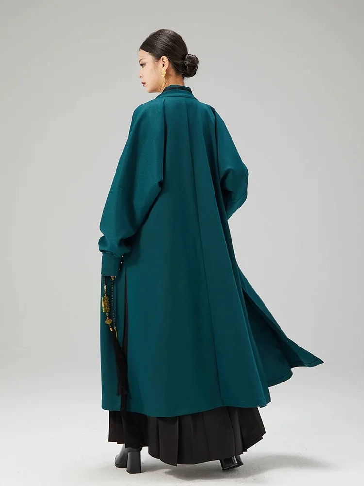 Hanfu Inspired New Chinese Style Women Trench Coat, Shenyao 神曜