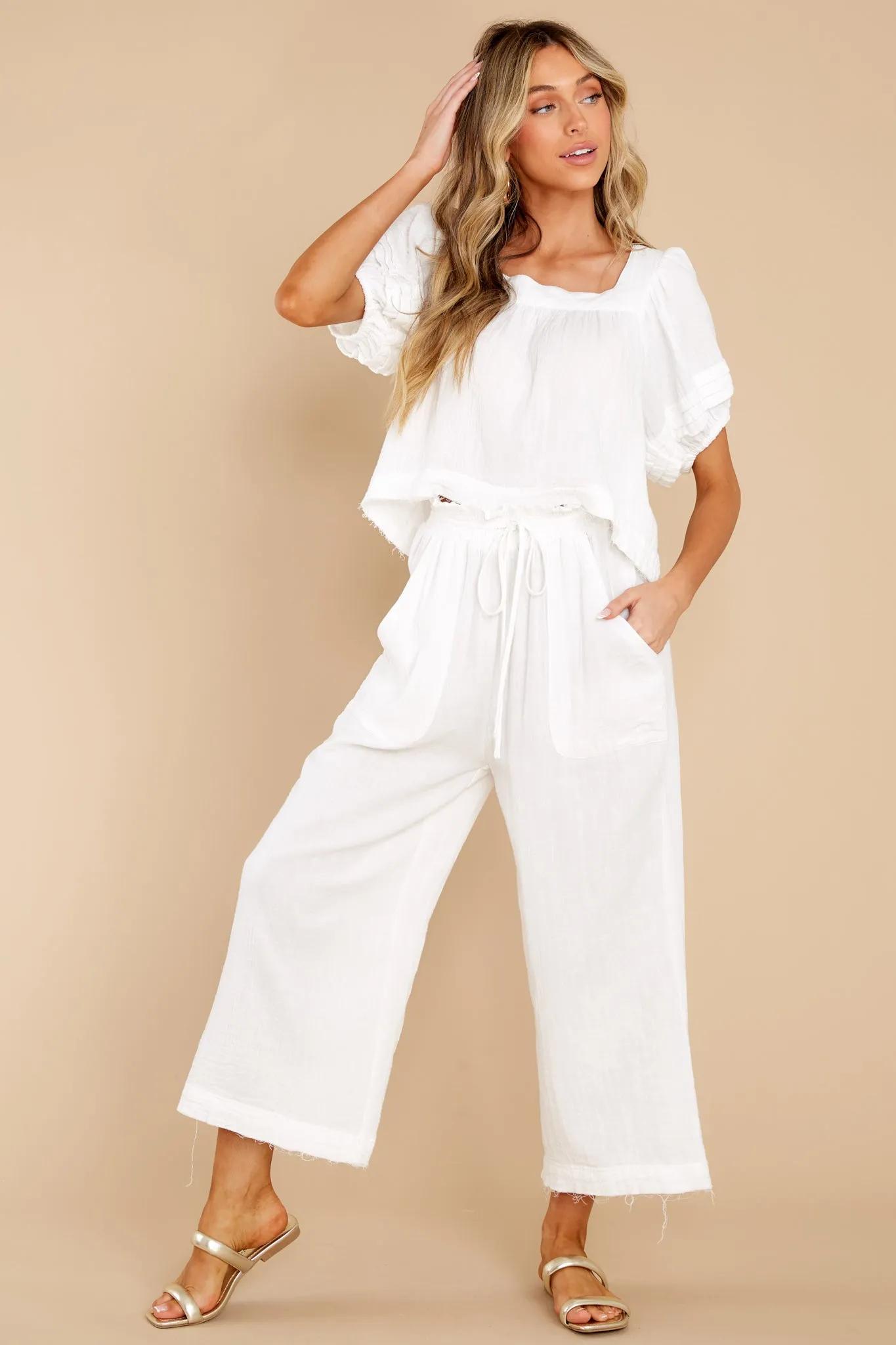 Harvest Moon White Pants