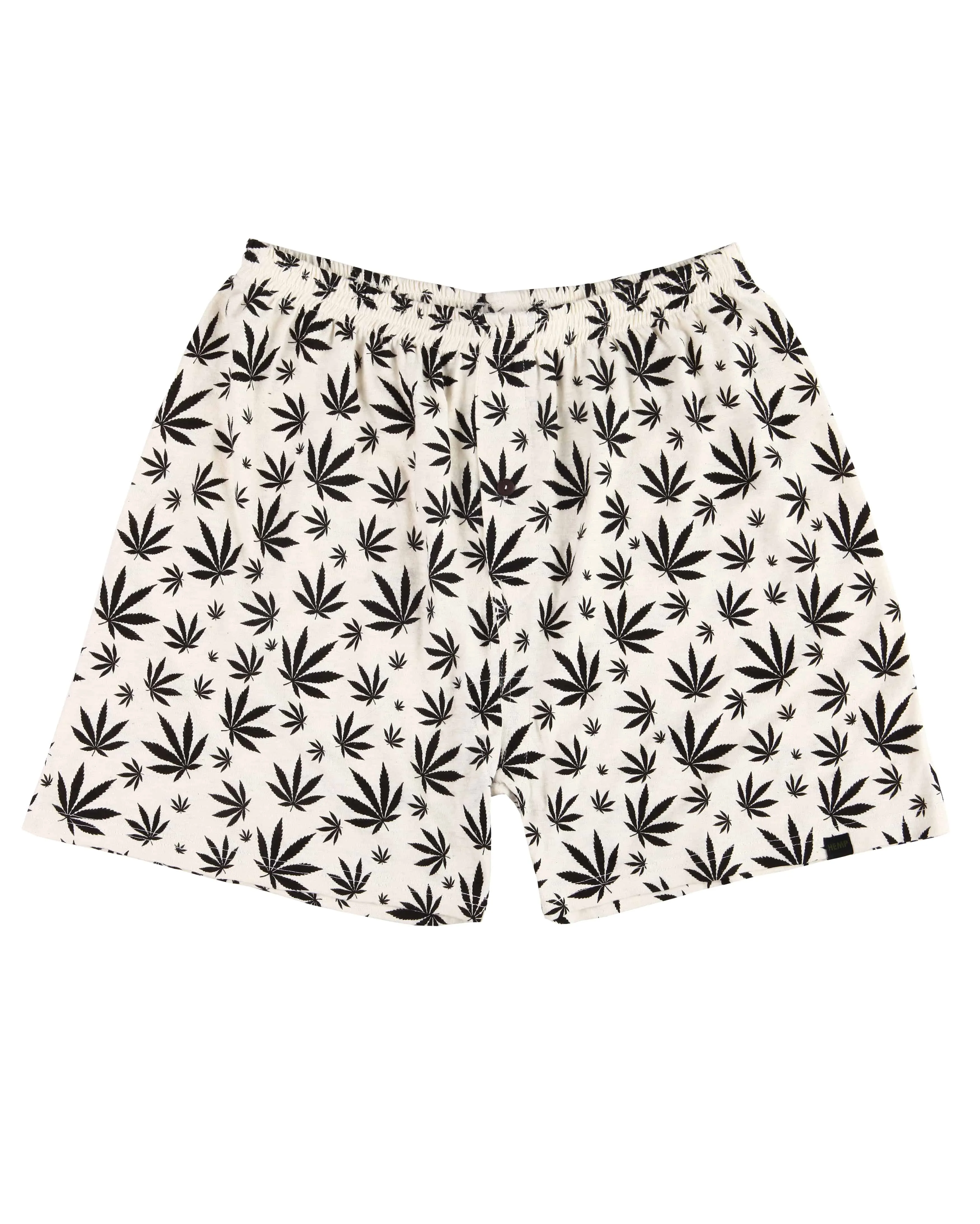 HEMP LEAF BOXER SHORTS