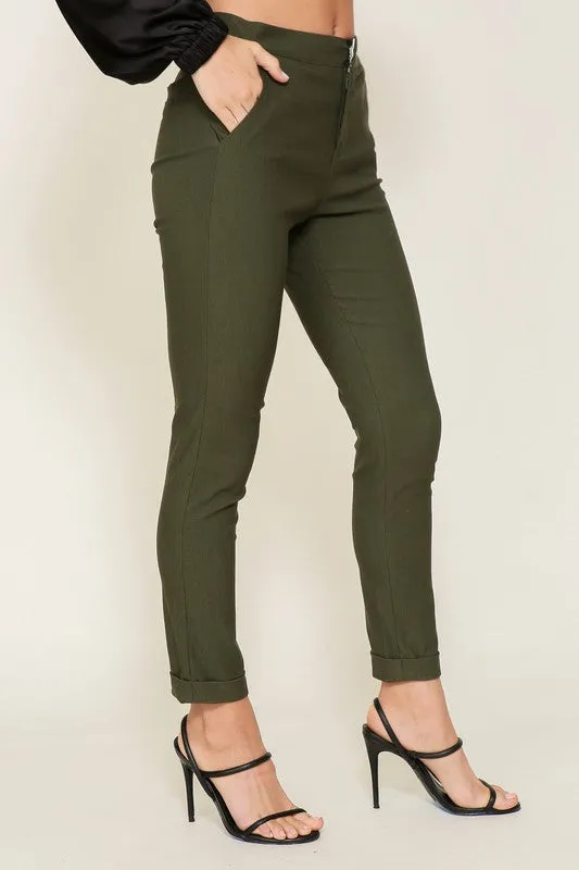 High Waisted Stretchy Work Pants Leggings