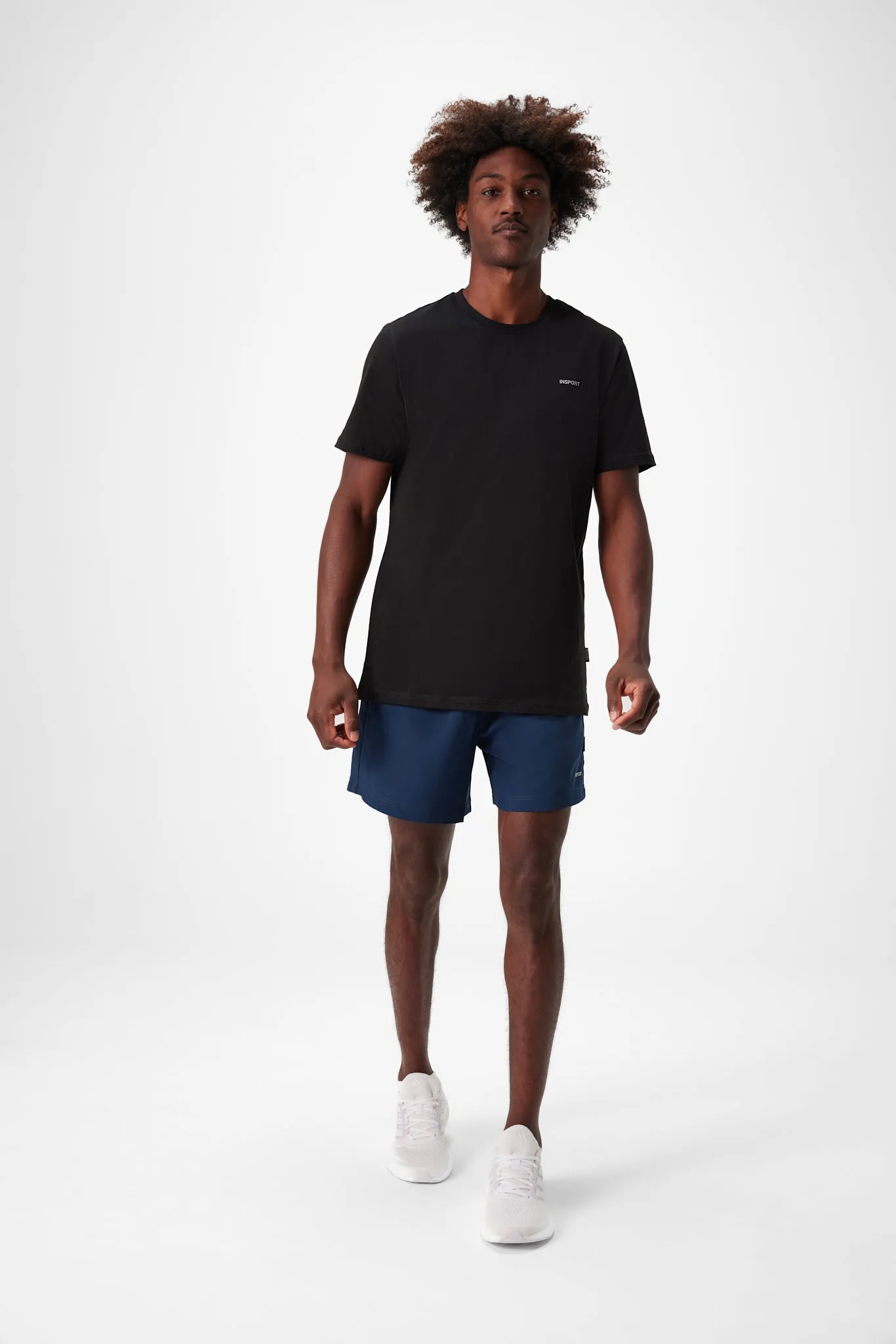 INSPORT MEN'S ACTIVE NAVY SHORTS