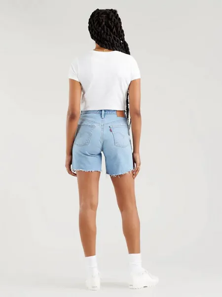 Levi's 501 Mid Thigh Short W/Raw Hem