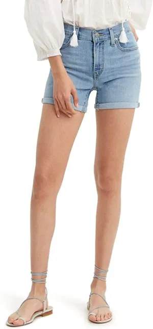 Levi's Women's Mid Length Shorts - Oahu Clouds