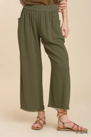 Linen Wide Leg Pants