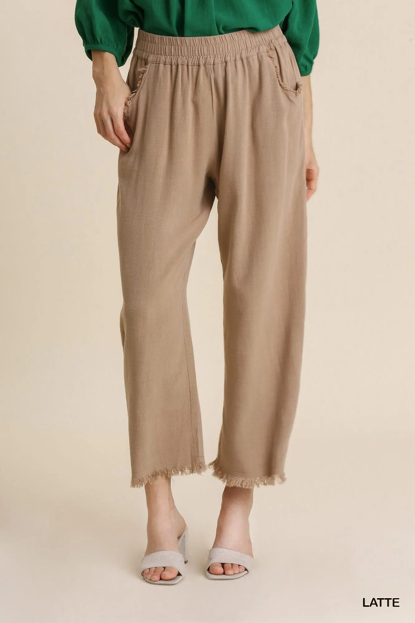 Linen Wide Leg Pants