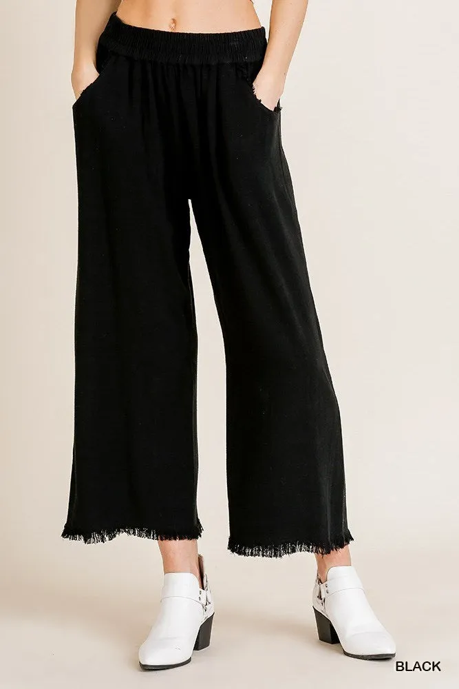 Linen Wide Leg Pants