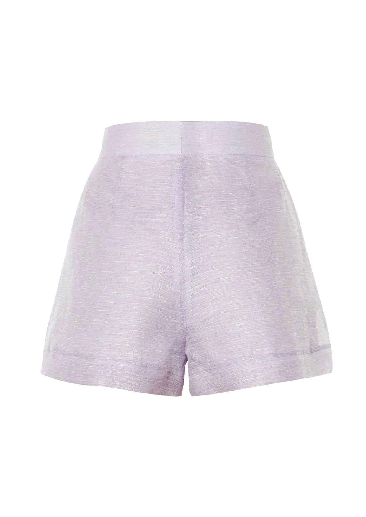 Magnolia Linen-Silk Shorts