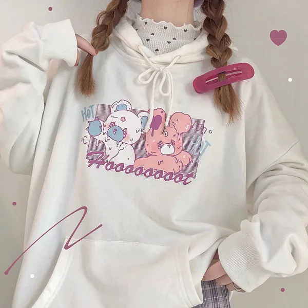 Melting Candy Bear Hoodie