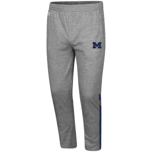 Michigan Wolverines Colosseum Gray Paco Fleece Sweatpants