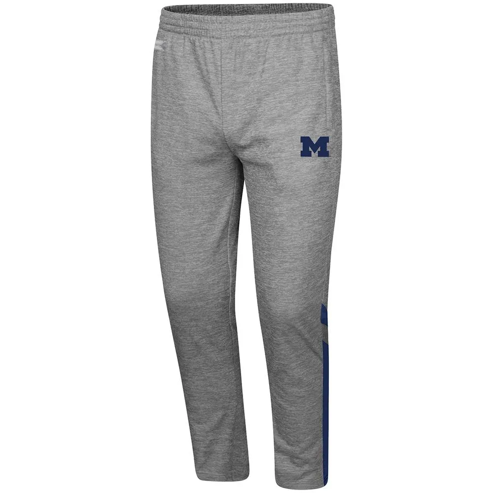 Michigan Wolverines Colosseum Gray Paco Fleece Sweatpants