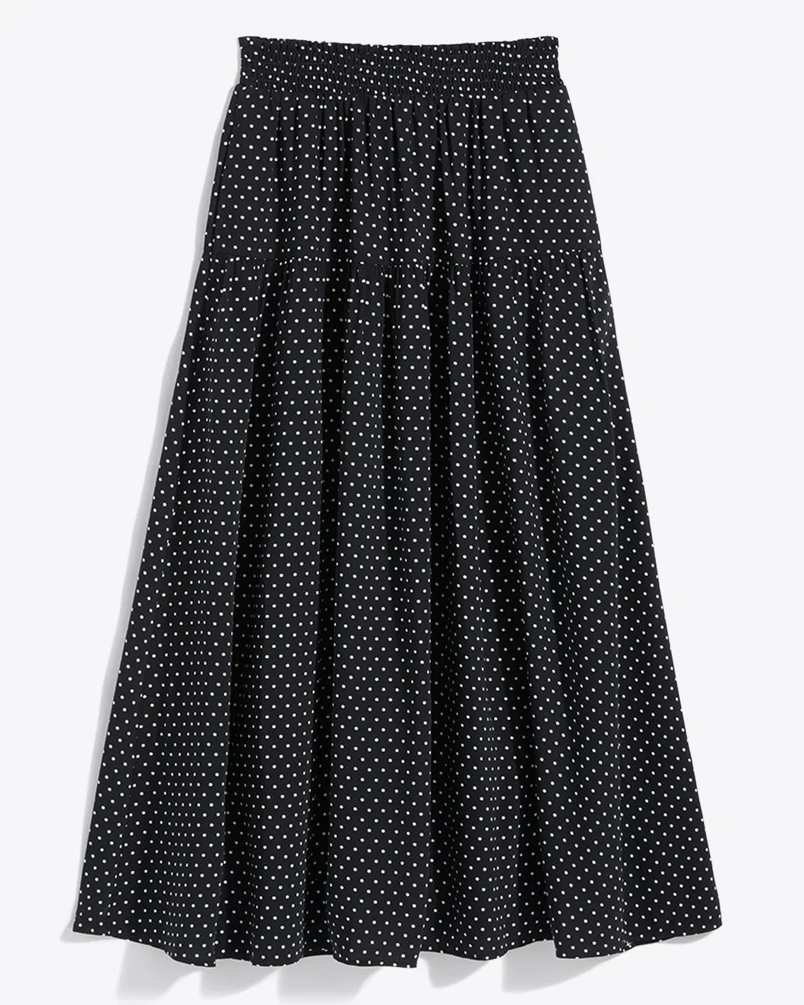 Midi Skirt in Polka Dot