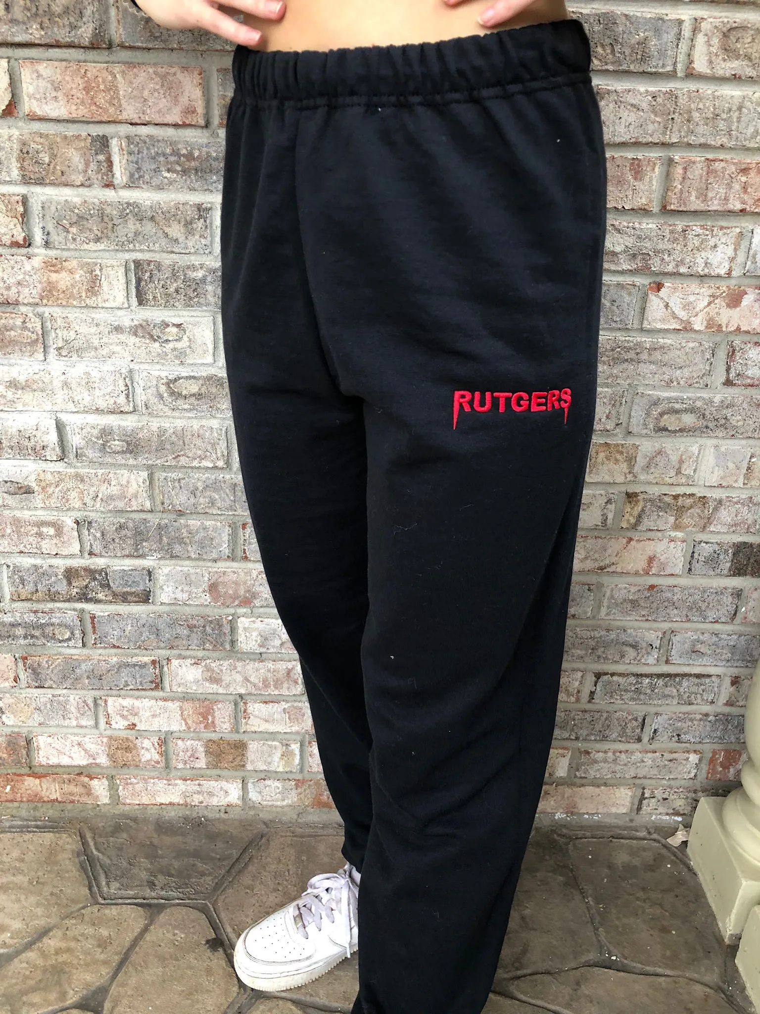 Rutgers Embroidered Sweatpants