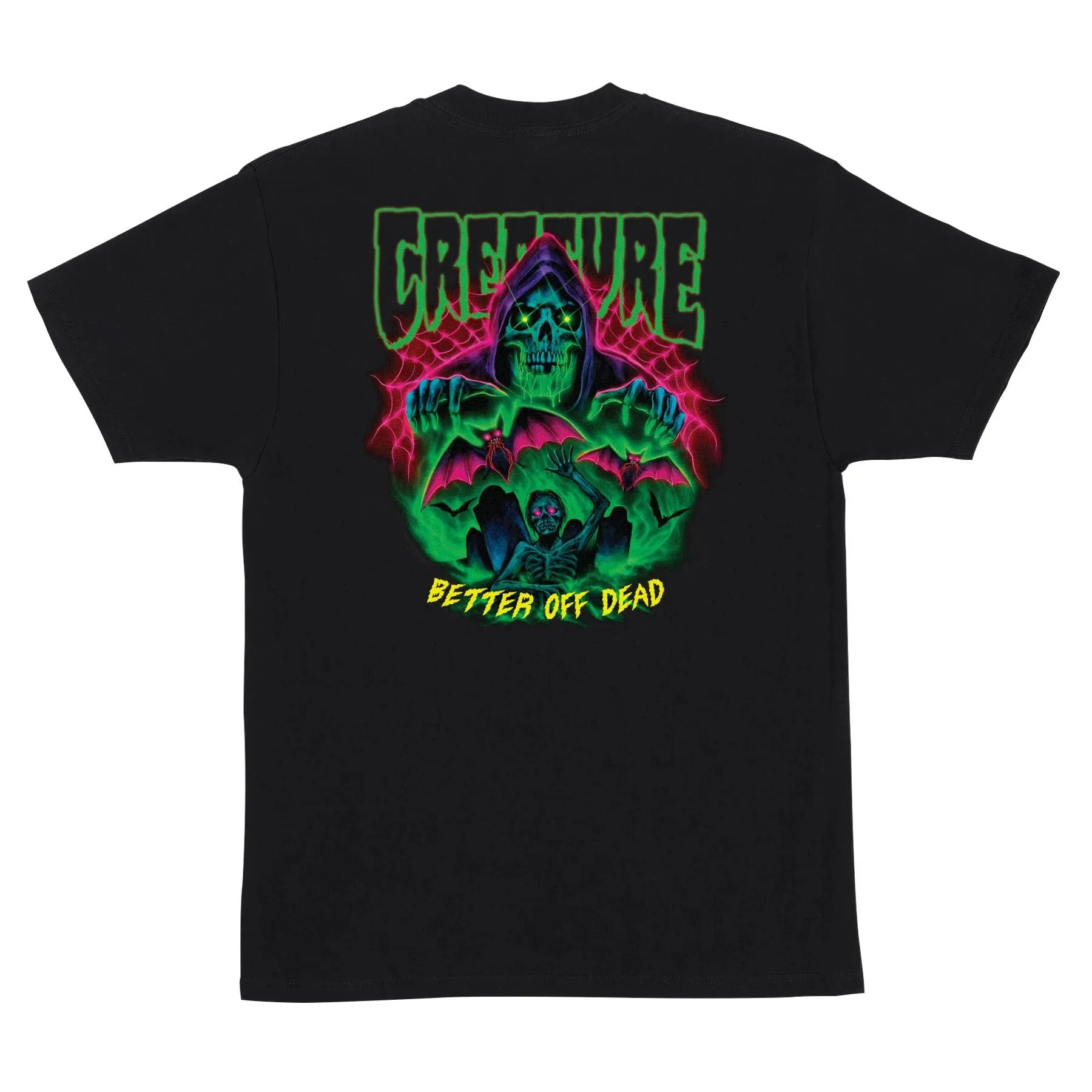 Santa Cruz Hellbound Mens Creature Graphic T-Shirt - Black