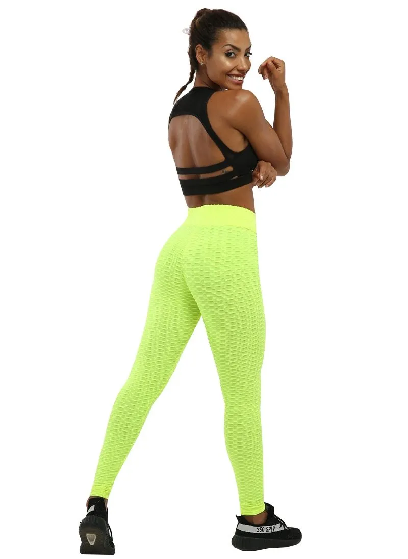 Shapely Honey Comb Push Up Leggings