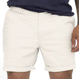 Stone Cotton Stretch Twill Shorts - Made In USA