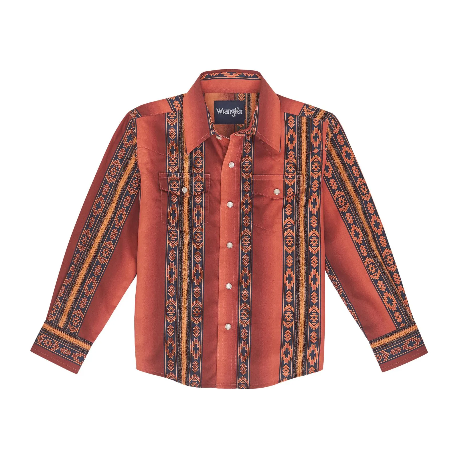 Top Boy's SZN (112351580) - Boys Checotah Long Sleeve Shirt - Rust