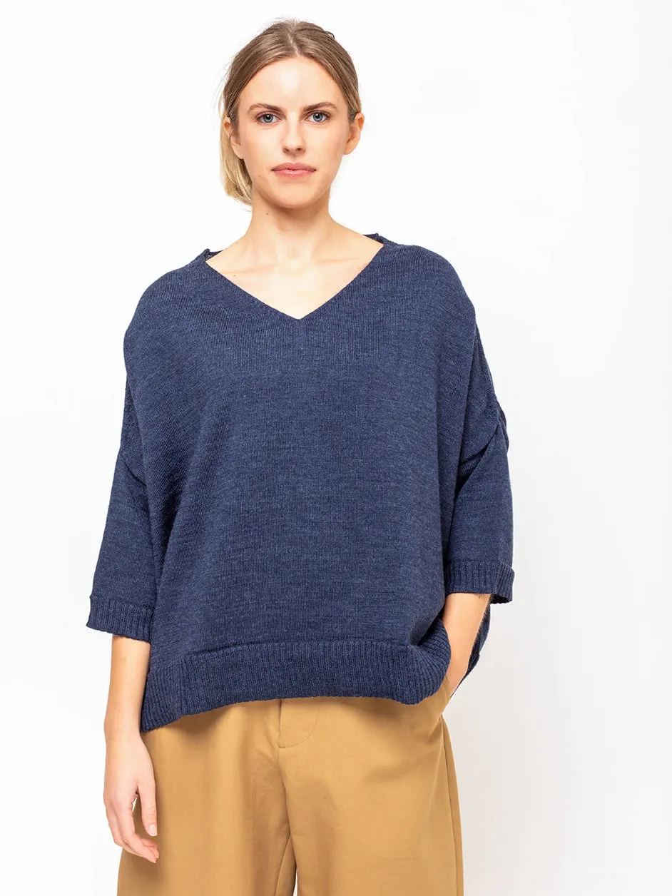 V-Neck Mariniere Sweater