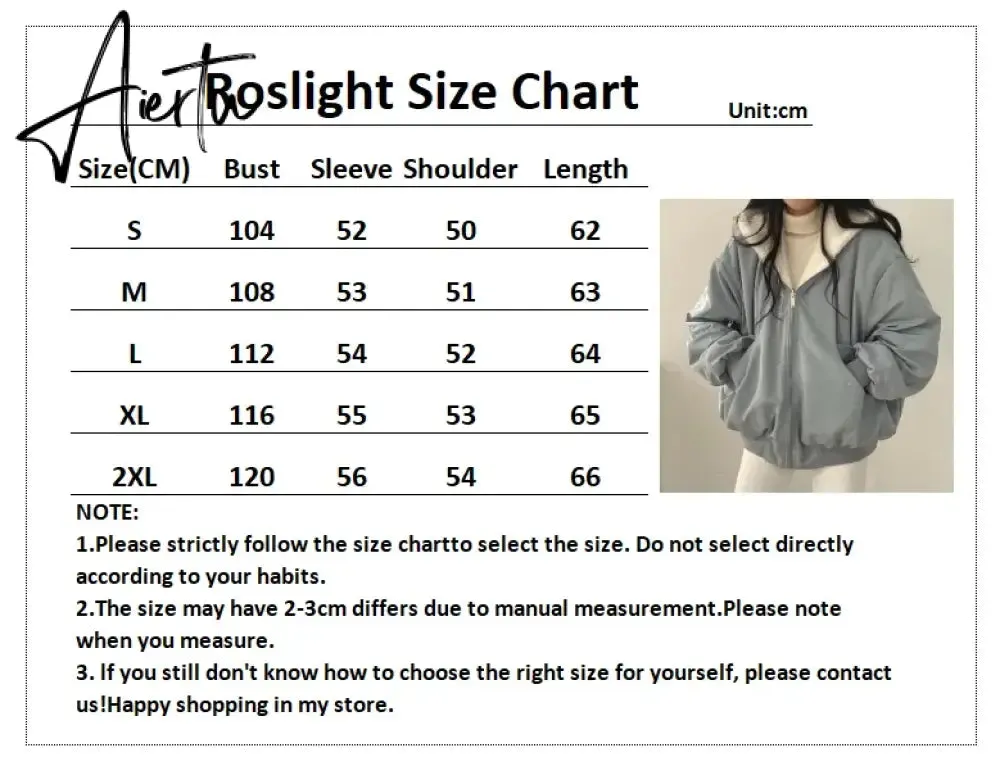 Winter Thicken Warm Parkas Women Oversized Kawaii Double Sided Hooded Coat Ladies Korean Fashion Casual Loose Zip Up Jackets