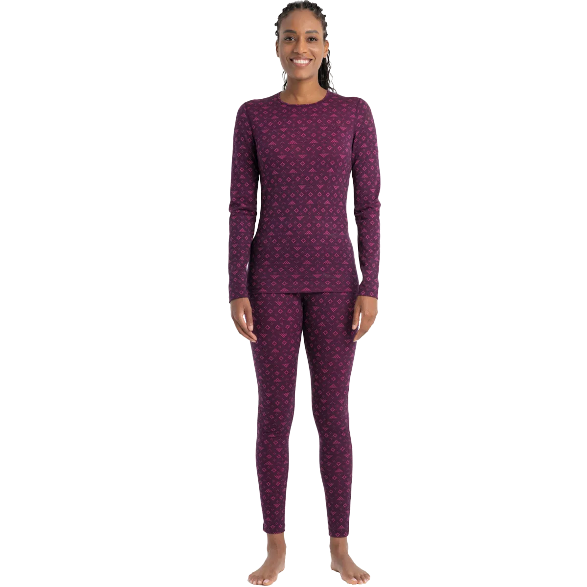 Women's Merino 200 Oasis LS Crewe First Snow